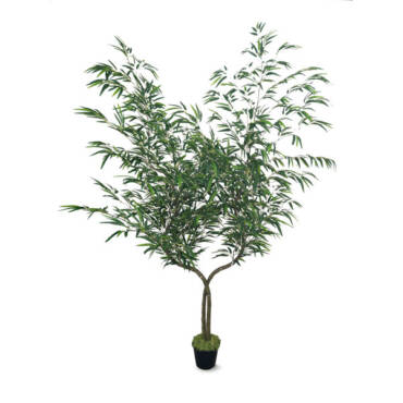 Bambu Mossô Siliconado Duplo Árvore Semi-Artificial (1,80m)