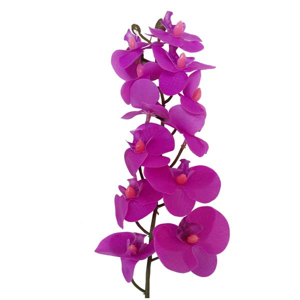 Orquídea Borboleta Pink Flor Artificial em Silicone (57cm) - Imagem 3