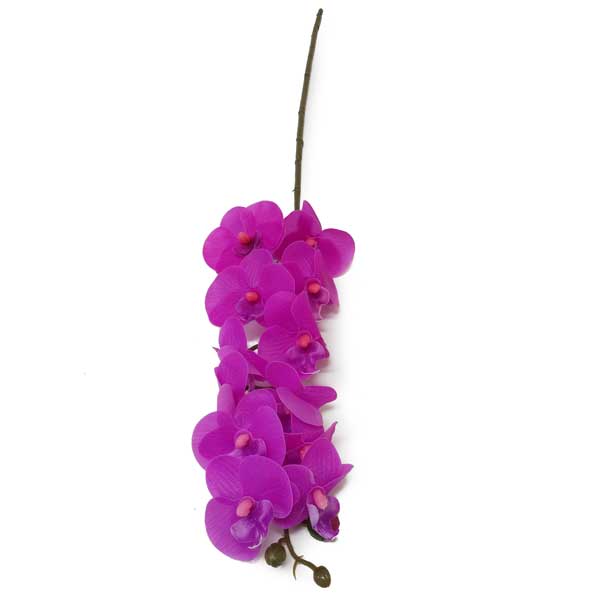 Orquídea Borboleta Pink Flor Artificial em Silicone (57cm) - Imagem 4