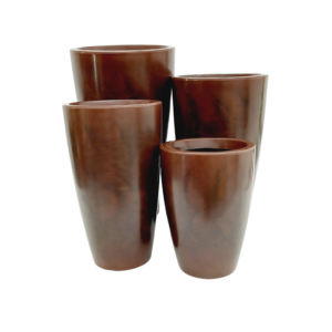 Vaso Pérola Cônico Marrom (40 - 70 cm)