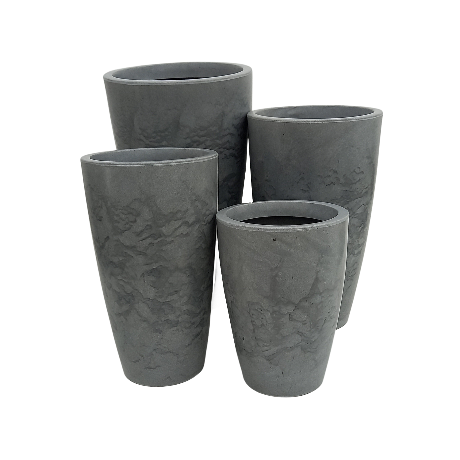 Vaso Pérola Cônico Cimento (40 - 70 cm)