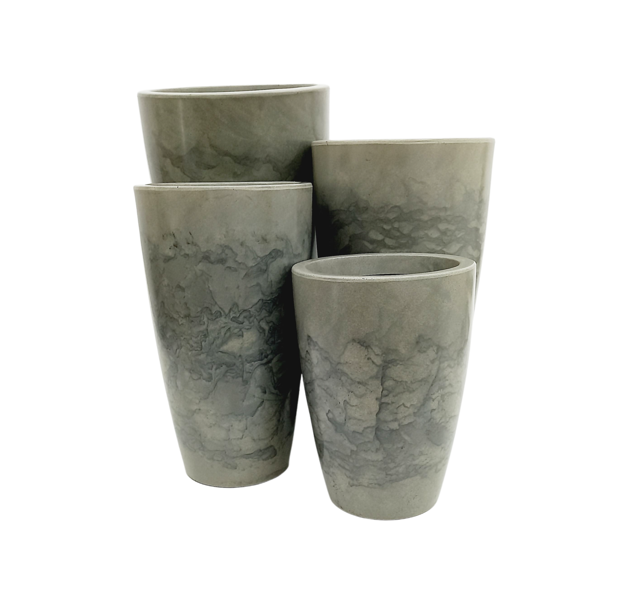 Vaso Pérola Cônico Camurça (40 - 70 cm)