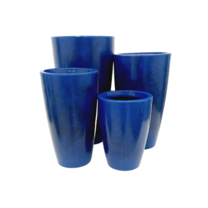 Vaso Pérola Cônico Azul Royal (40 - 70 cm)