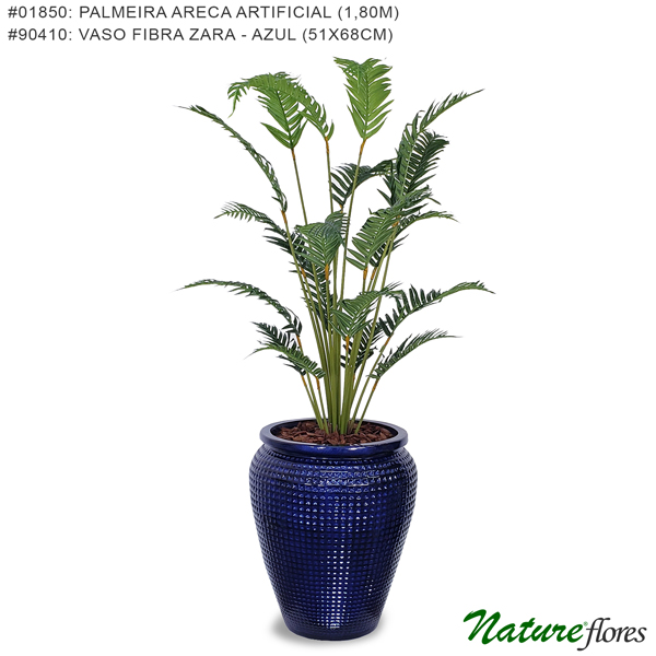 Vaso Fibra Zara - Azul - Imagem 2