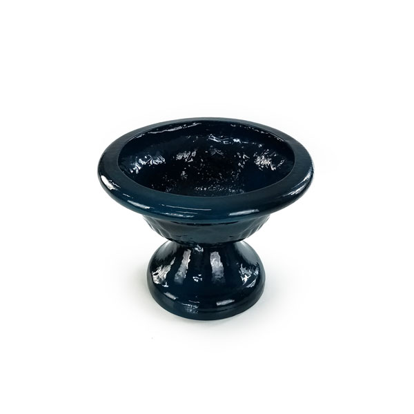 Vaso Taça Esmaltado em Fibra Jardim P (18x27x20cm) - Imagem 2