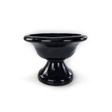 Vaso Taça Esmaltado em Fibra Jardim P (18x27x20cm)