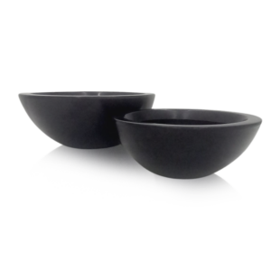 Vaso Pérola Bacia Preto (26-33cm)