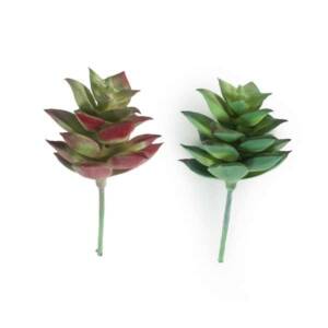 Rosa de Pedra Suculenta Mini Artificial (10cm)