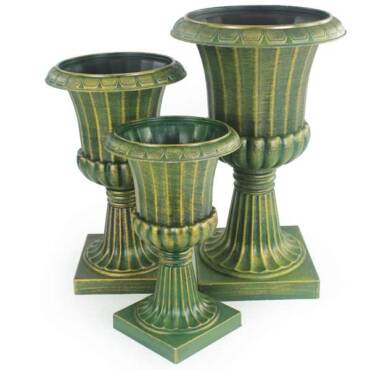 Taça Romana Verde Envelhecido
