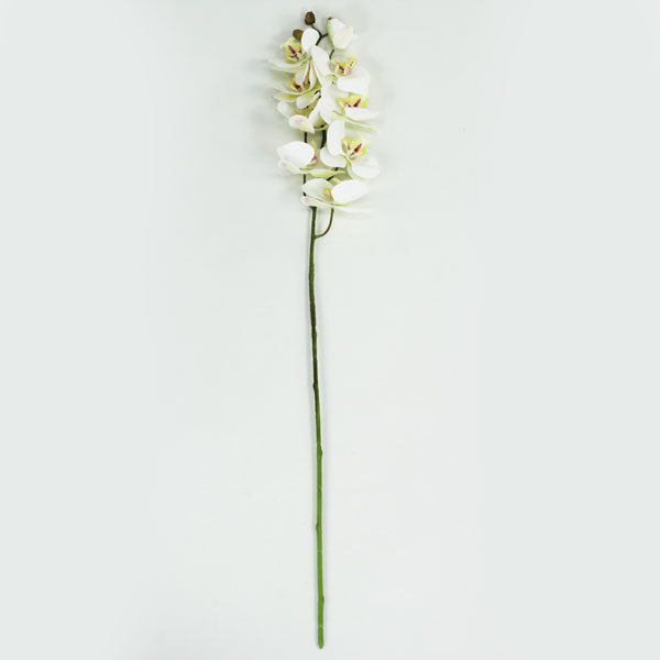 Orquídea Phalaenopsis Branca em Silicone (82cm) - Imagem 3