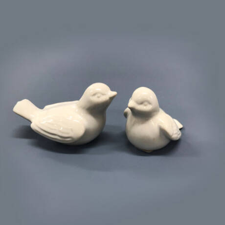 Passarinho em cerâmica (2 peças)