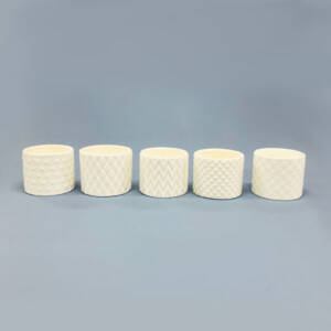 Vaso Kasa Branco em Cerâmica (10x8,5cm)