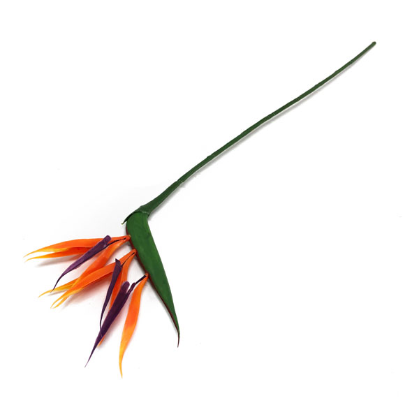 Galho de Strelitzia Artificial (66cm) - laranja - Imagem 3