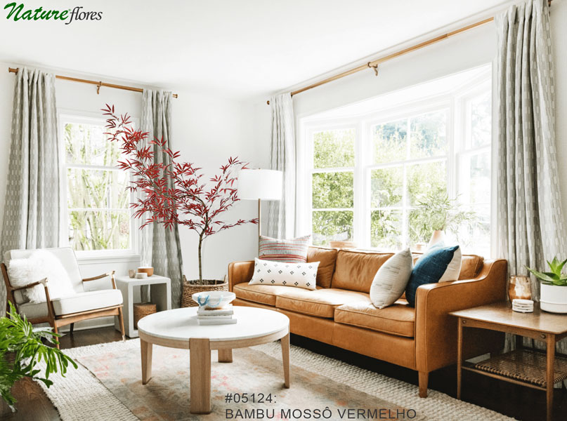 Bambu Mossô Vermelho Árvore Semi-Artificial (1,80m) - Imagem 2