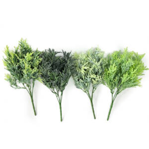 Capim Crespo Folhagem Artificial 5H (35cm)