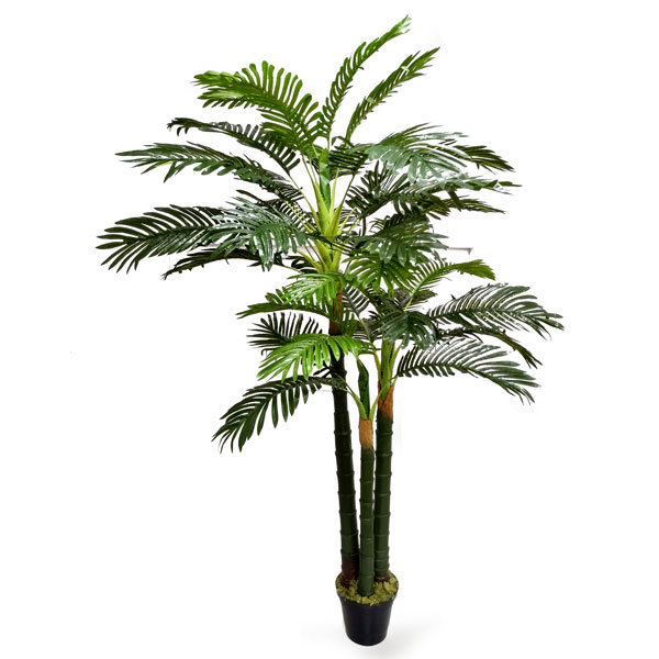 Palmeira Areca 3 Troncos Árvore Artificial (1,80m) - Imagem 4
