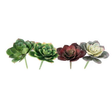 Rosa de Pedra Suculenta Artificial (11cm)