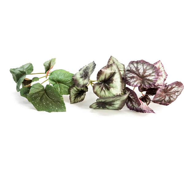 Begônia Rex Arbusto Artificial (28cm) - Imagem 2