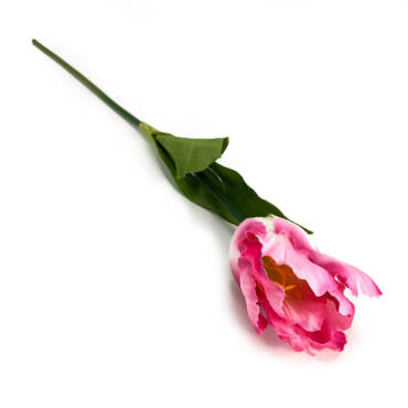 Tulipa Crespa Galho Flor Artificial (57cm)