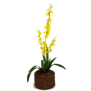 Chuva de Ouro em Vaso Arranjo Floral Artificial (75cm)