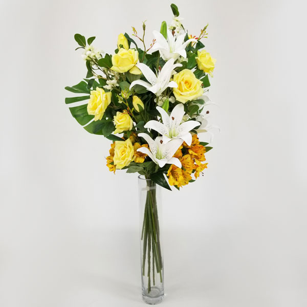 Kit Floral Artificial para Arranjo Amarelo – Coleção Festa 2020