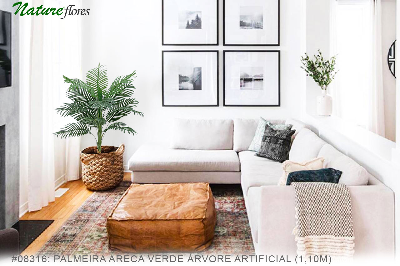 Palmeira Areca Verde Árvore Artificial - Imagem 2