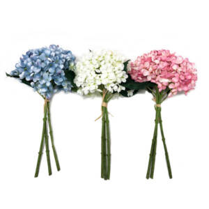 Hortênsia Ramalhete 3H Floral Artificial (33cm)