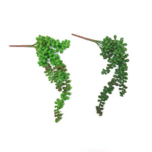 Colar-de-Pérolas Suculenta Pendente Artificial (37cm)