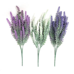 Lavanda Flor do Campo Buquê Artificial 5F (36cm)