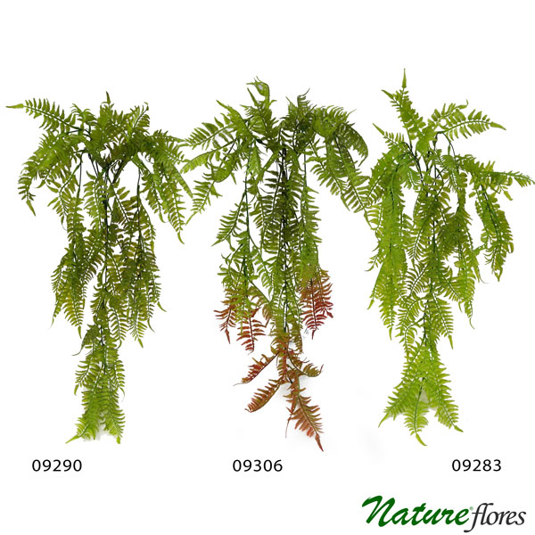 Samambaia Crespa Folhagem Pendente Artificial (80cm)