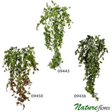 Peperômia Folhagem Pendente Artificial (80cm)