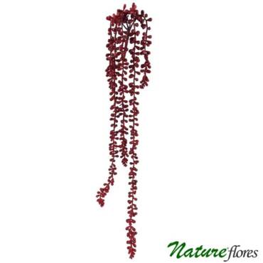 Colar-de-Pérolas Artificial Suculenta Pendente (73cm)