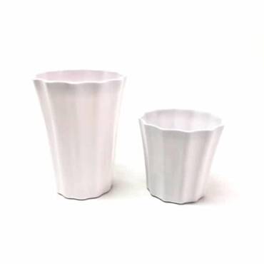Vaso Poli Branco Jar
