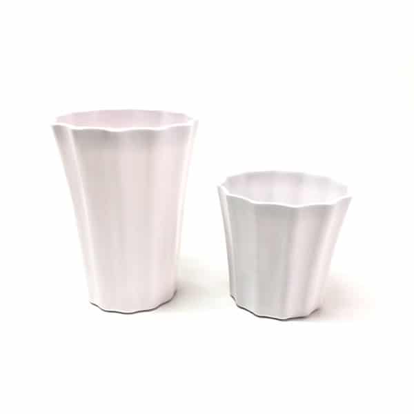 Vaso Poli Branco Jar