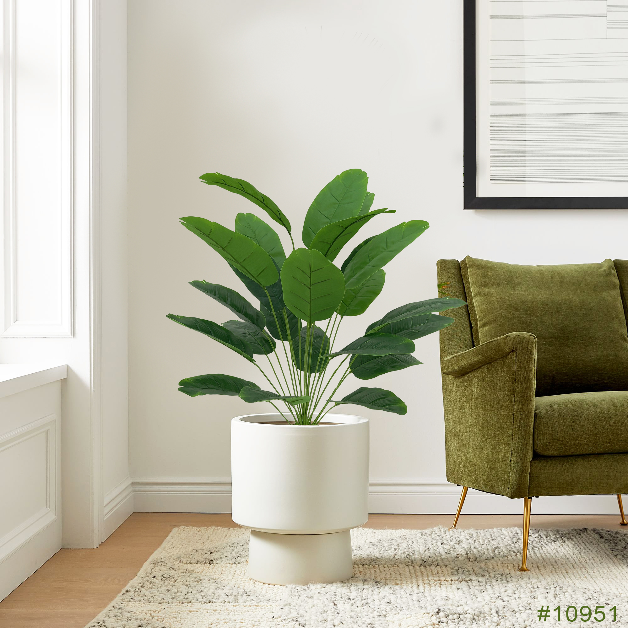 Philodendron Arbusto Artificial (90cm) - Imagem 2