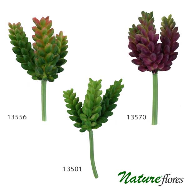 Suculenta Artificial Dedo de Moça (12cm)