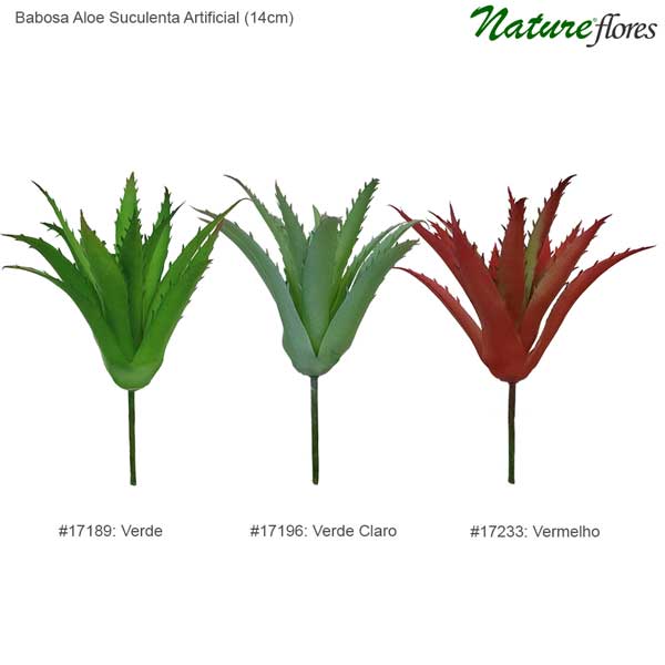 Babosa Aloe Suculenta Artificial (14cm)