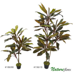 Dracena Marginata Árvore Artificial - Vermelho