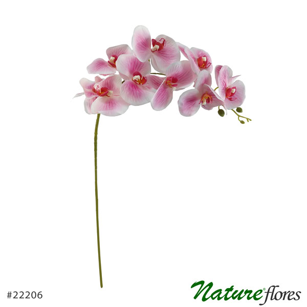 Orquídea Borboleta Galho Flor Artificial 9F (1,00m)