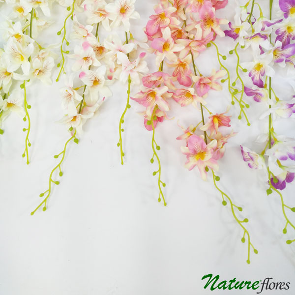 Mini Orquídea Galho Artificial 3H 25FL (103cm) - Imagem 2