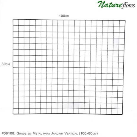 Grade em Metal Para Jardim Vertical