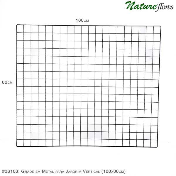 Grade em Metal Para Jardim Vertical