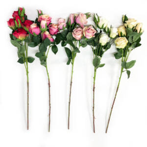 Rosa Galho Artificial 6FL (68cm)