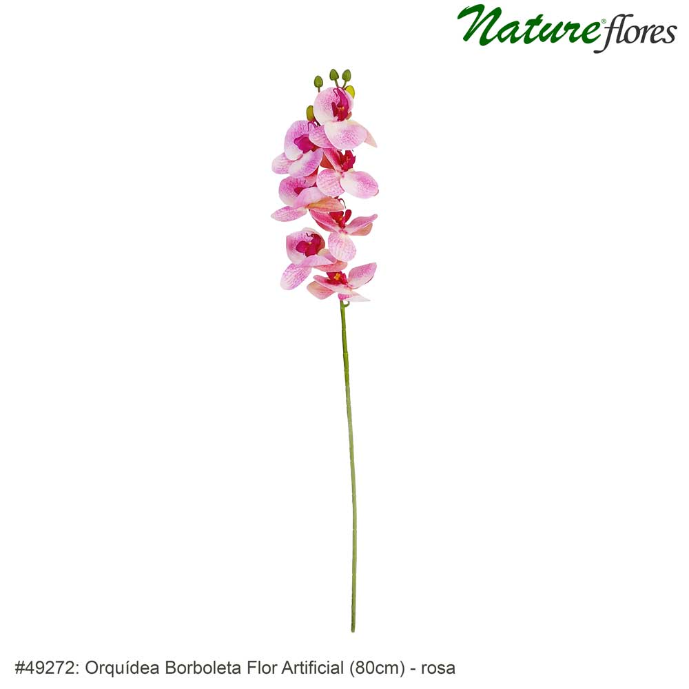 Orquídea Borboleta Flor Artificial (80cm) - Imagem 2