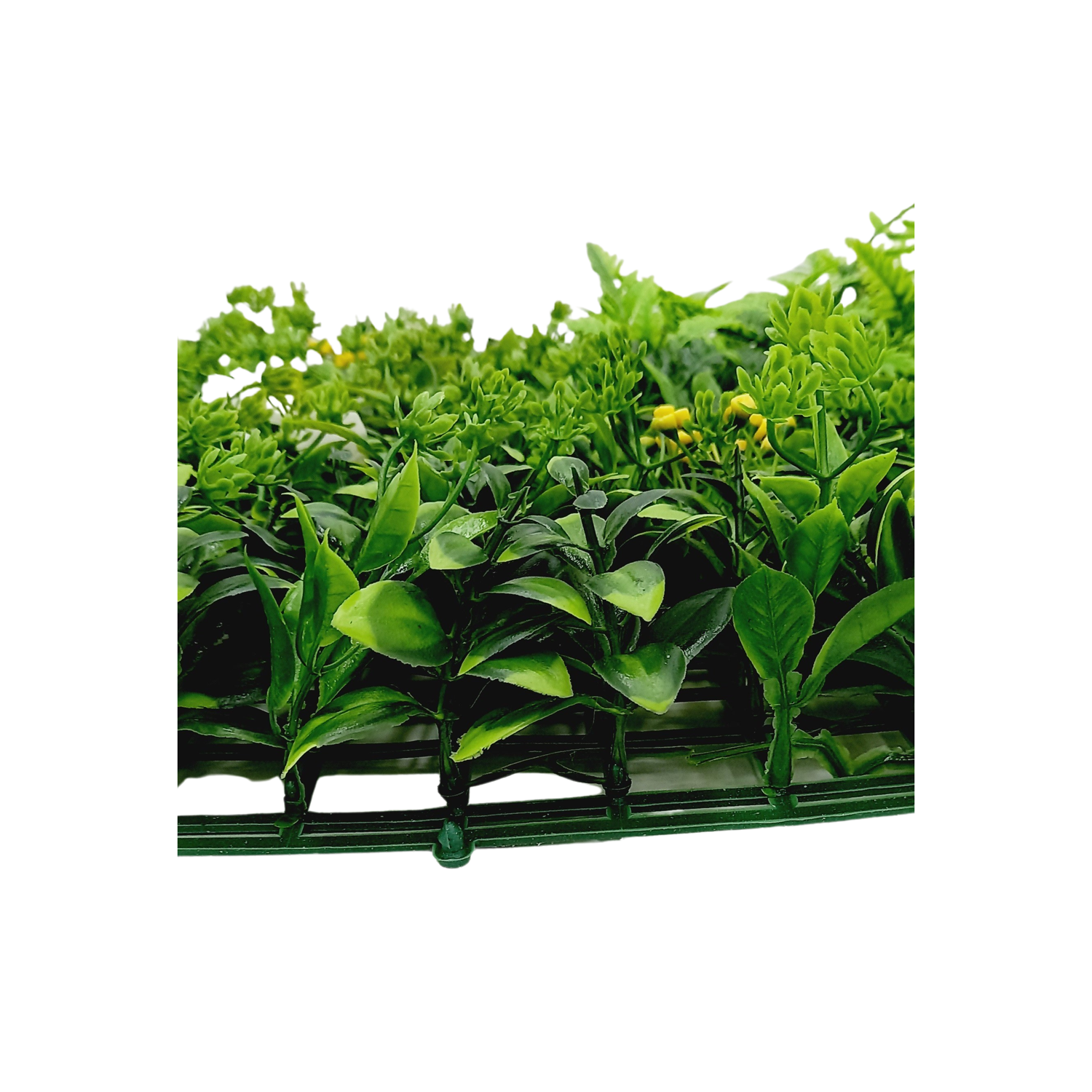 Placa Folhagem Mista com Rosas artificial (50x50cm) - Imagem 2