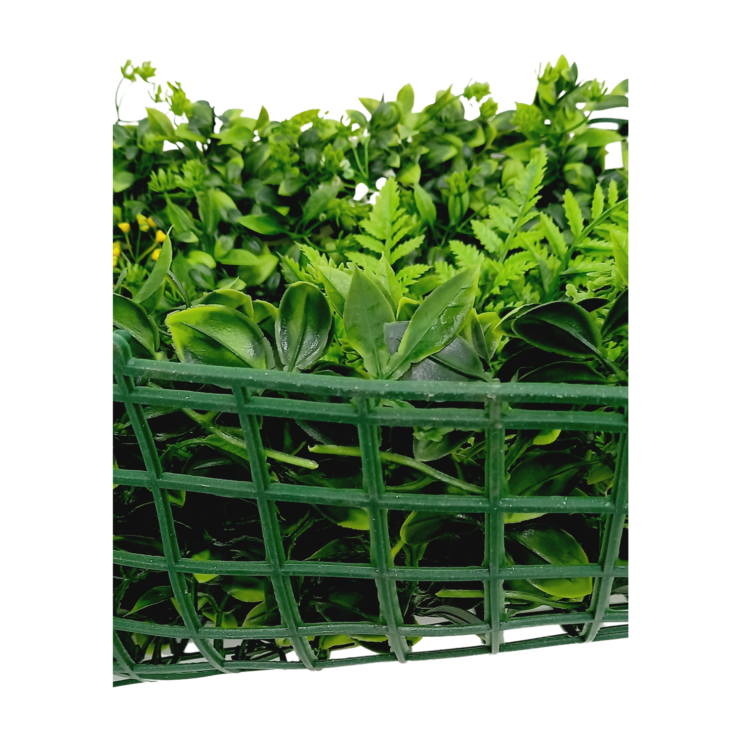 Placa Folhagem Mista com Rosas artificial (50x50cm) - Imagem 3