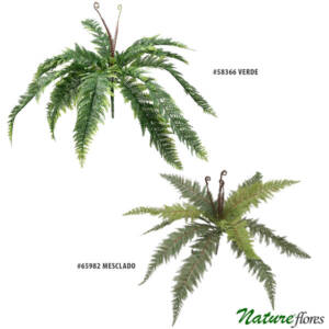 Samambaia Buquê Pendente Artificial 13F (60cm)