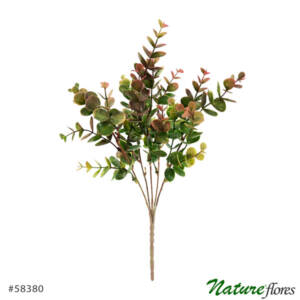 Eucalipto Mesclado Buquê Artificial 5H (35cm)
