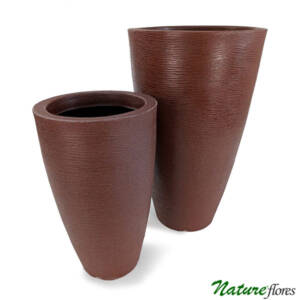 Vaso Grafiato Cônico Marrom (51-68cm)