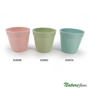 Vaso Plástico Pastel Decorativo (7x8cm)